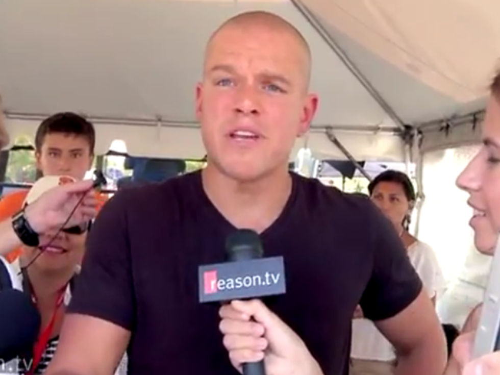 Matt Damon Snaps at Press While Defending Teachers [VIDEO]