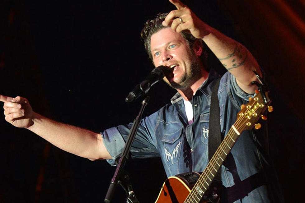 Blake Shelton Takes ‘Over’ No. 1 Slot on Country Singles Chart for Second Week