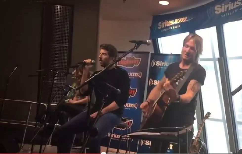 Tour Mates Brett Eldredge and Maren Morris Get Together With A Guitarist Named Keith To Cover Adele [VIDEO]