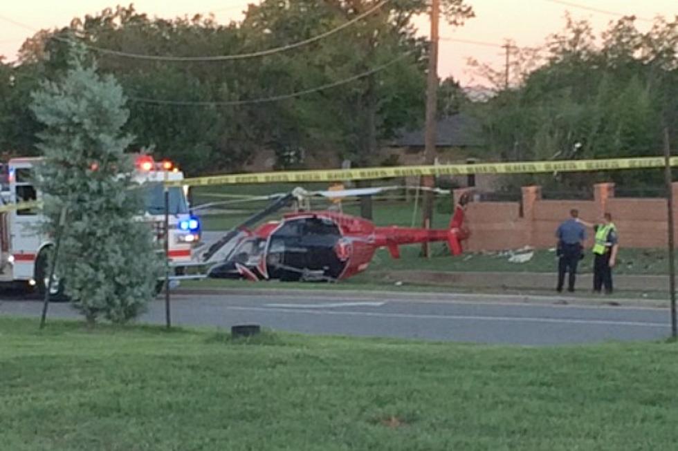 Helicopter Crash Before Dawn Forces Road Closure in Lawton