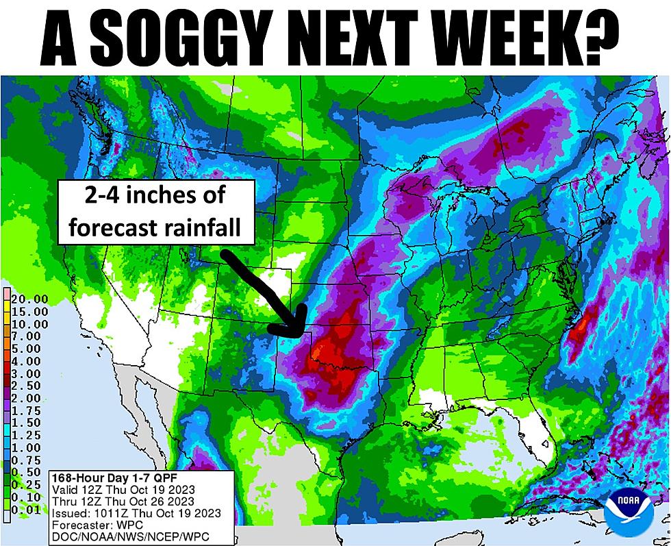 Oklahoma Could Have Super Soaker Rain Showers Next Week