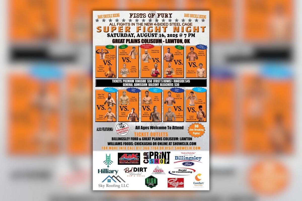 Win Tickets to Super Fight Night in Lawton, Oklahoma