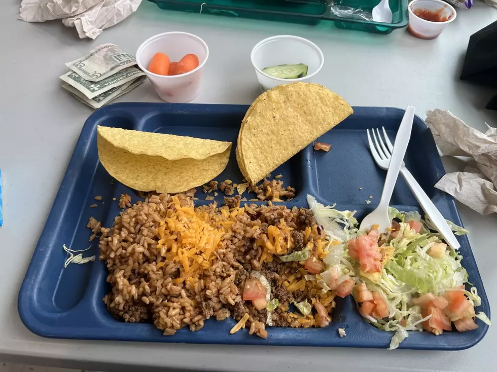 Big Billy had school lunch for the first time in 20 years.