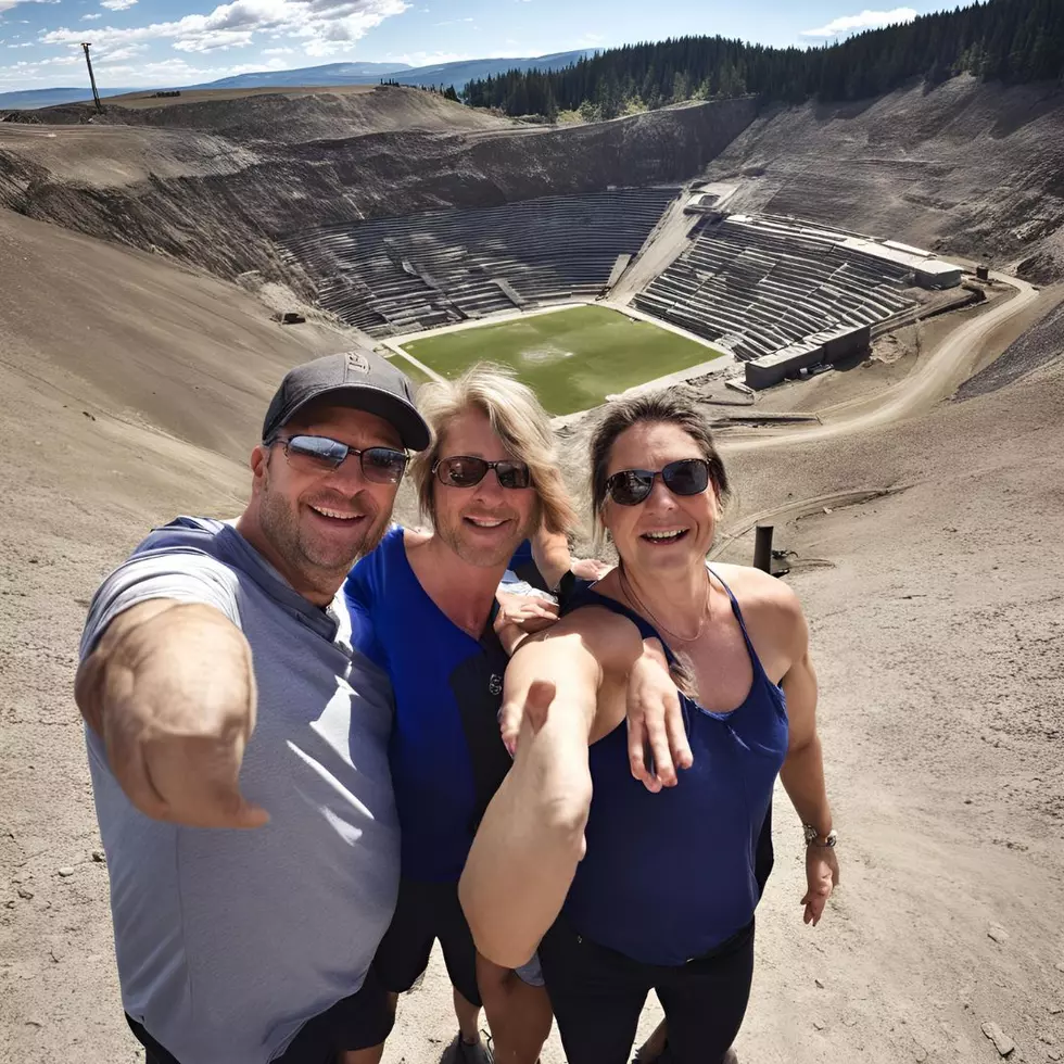 Canva AI Generated Tourists at Popular Montana Tourist Attractions