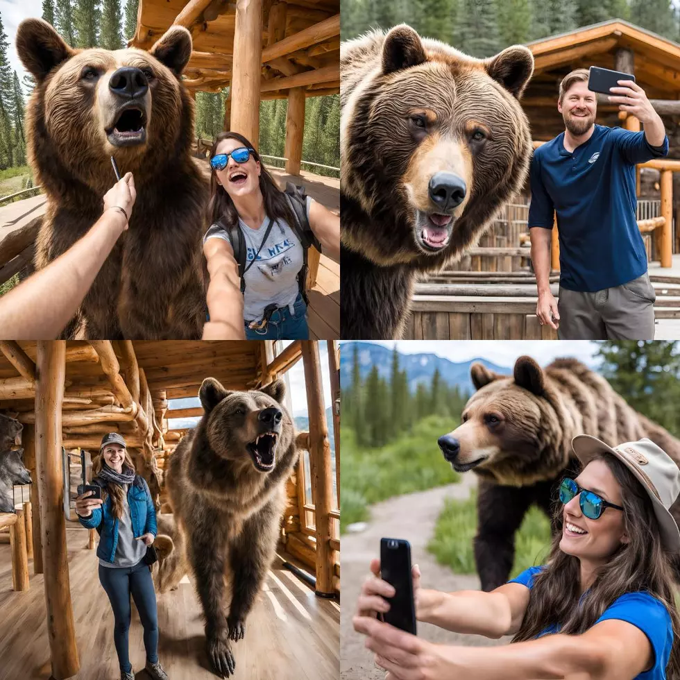 Canva AI Generated Tourists at Popular Montana Tourist Attractions