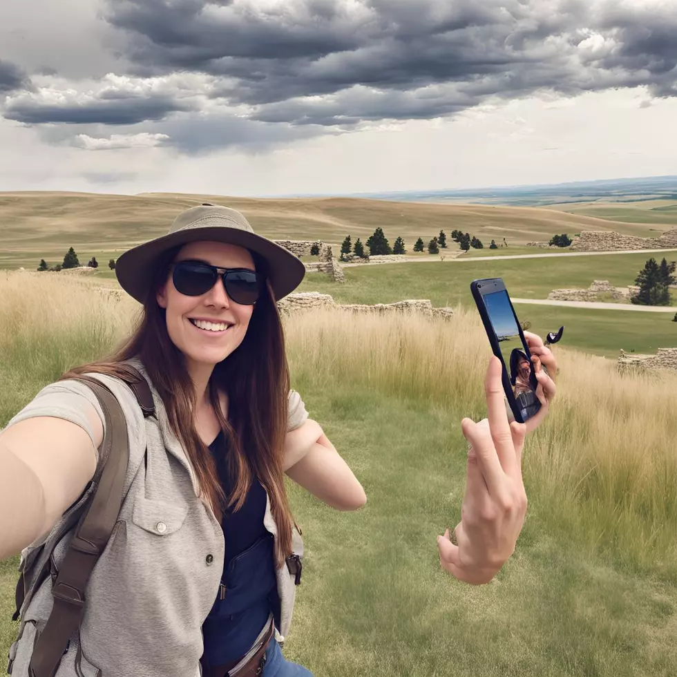Canva AI Generated Tourists at Popular Montana Tourist Attractions