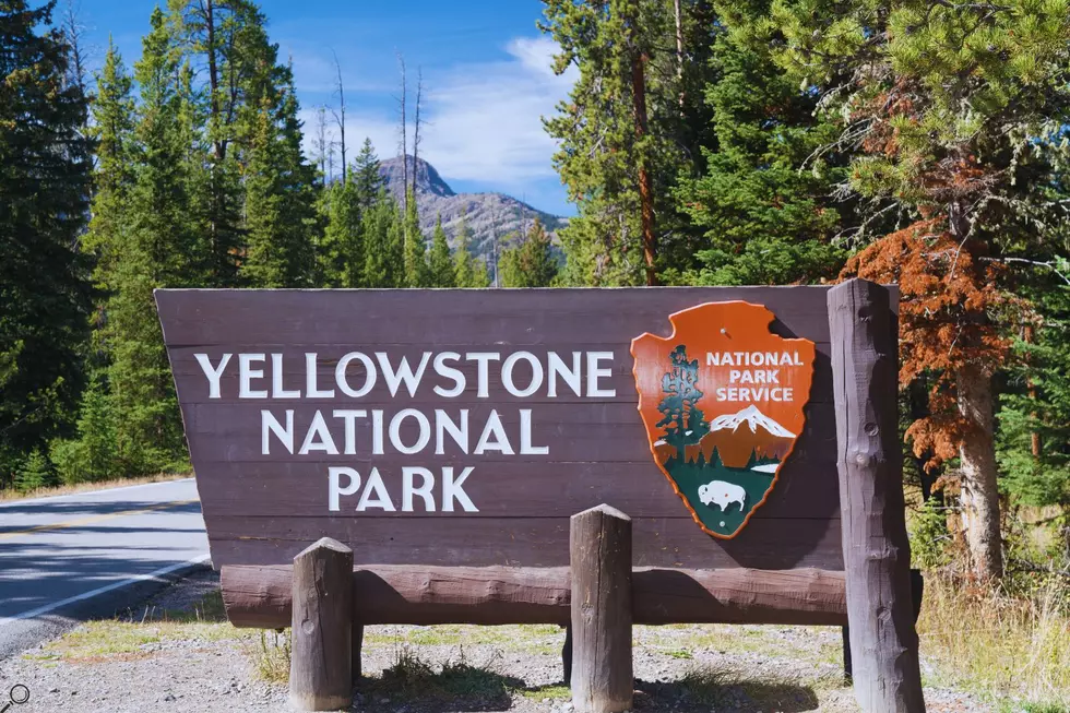Sign Yellowstone National Park Montana