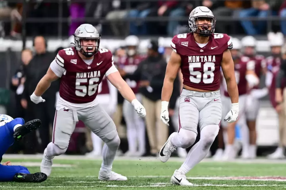 Solo Tuliaupupu last year against South Dakota State. Credit: University of Montana Athletics