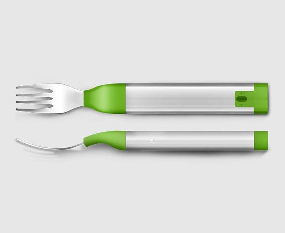 New HAPIfork ($99) Tracks Mouthfulls to Slow Your Snout Down!