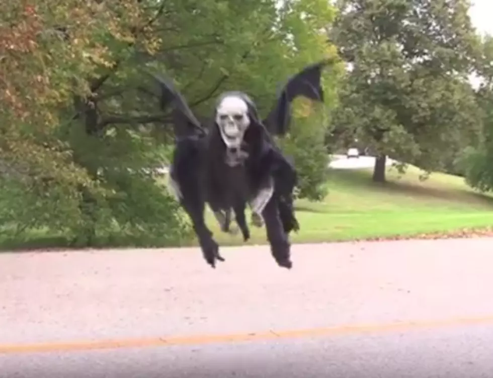 Flying Ghost Drone Freaks Out People in Park! [VIDEO]
