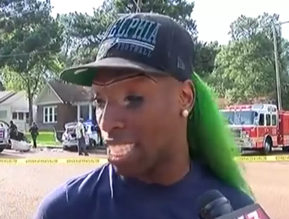 Green Haired Witness Gets Busted on Warrants [VIDEO]