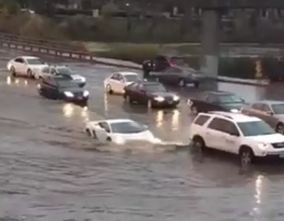 Lamborghini Driver Challenges Flood. Would You? [VIDEO]