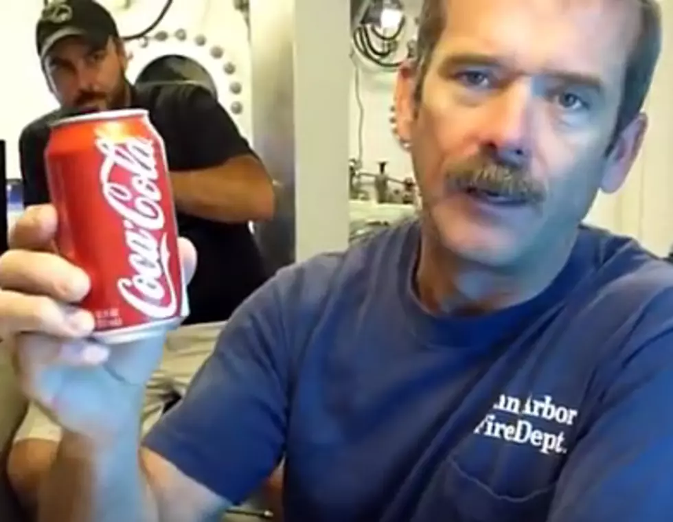 Watch What Happens When Coke is Opened on the Ocean Floor!