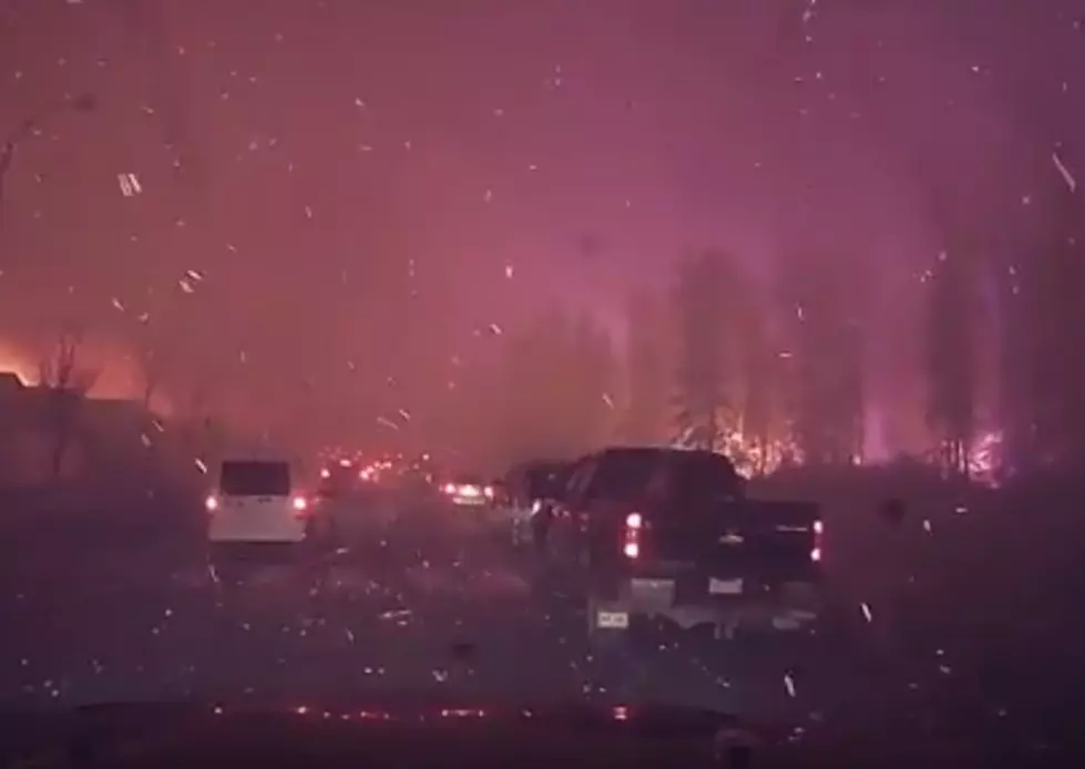 Canada Fire Storm Dash Cam Is Scary!