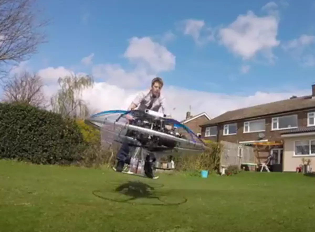 Home-Made Hover Bike Really Works (Kind of) [VIDEO]