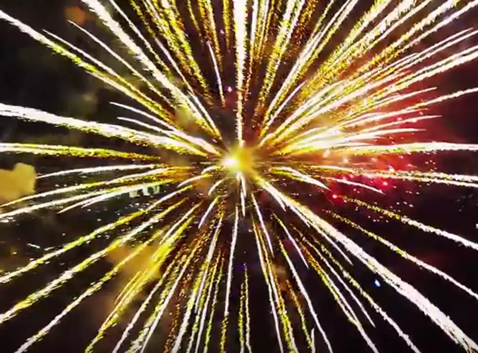 Watching Fireworks From a Drone Is the Most Amazing!