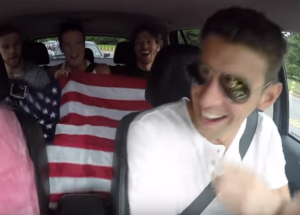 US Olympic Swim Team Laughs it Up With Car Pool Karaoke!!