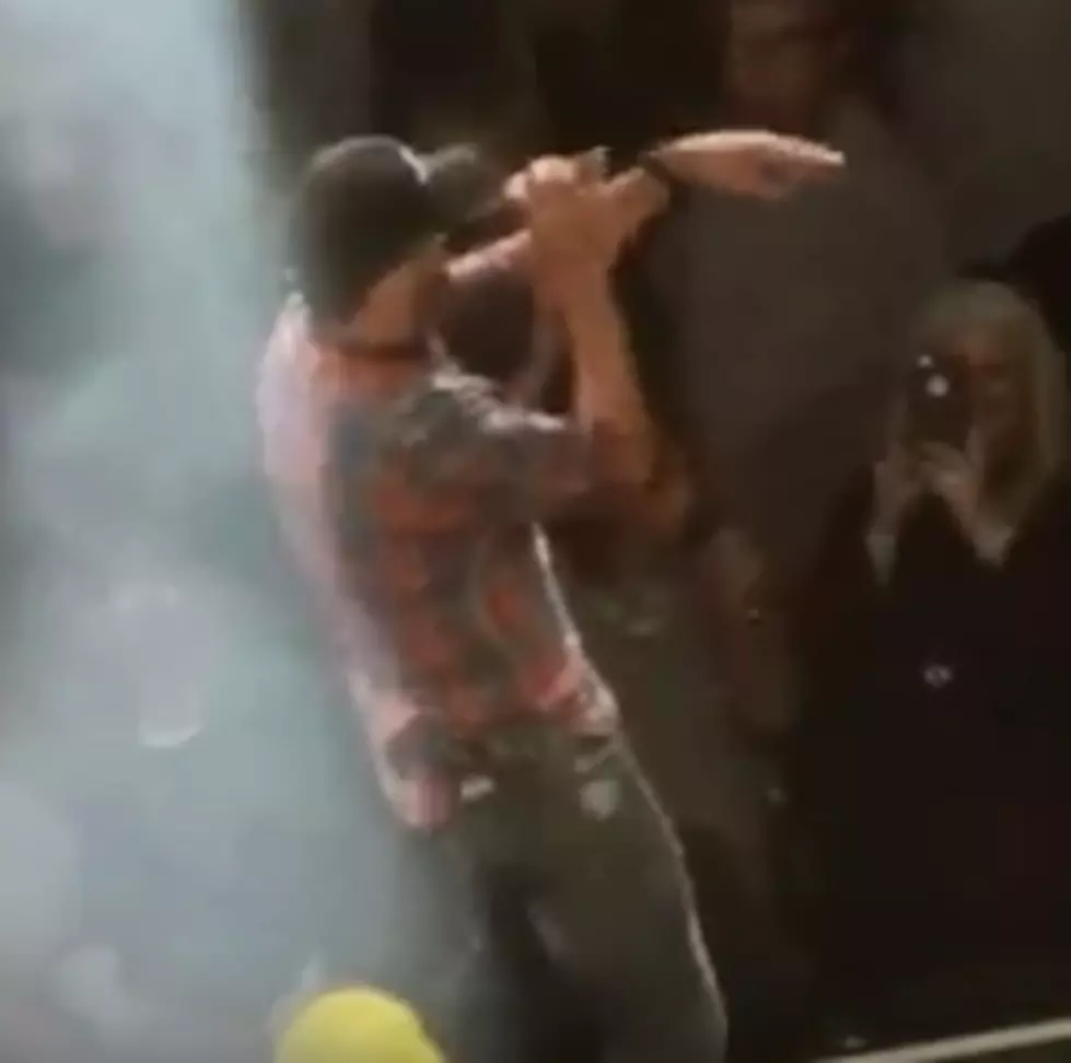 Luke Bryan Punches a Guy at Concert! [VIDEO]