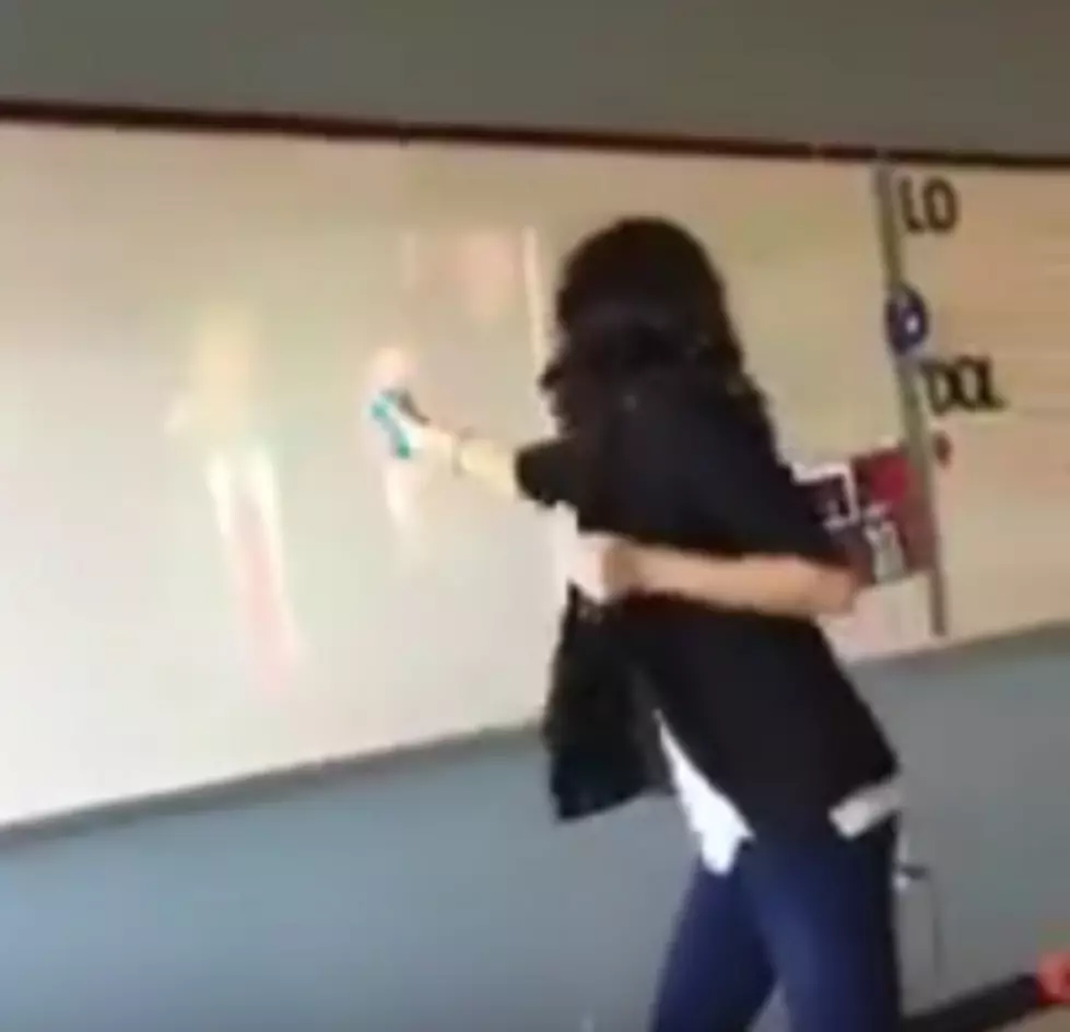 Teacher Shoots Image of Trump With Squirt Gun Yelling DIE!