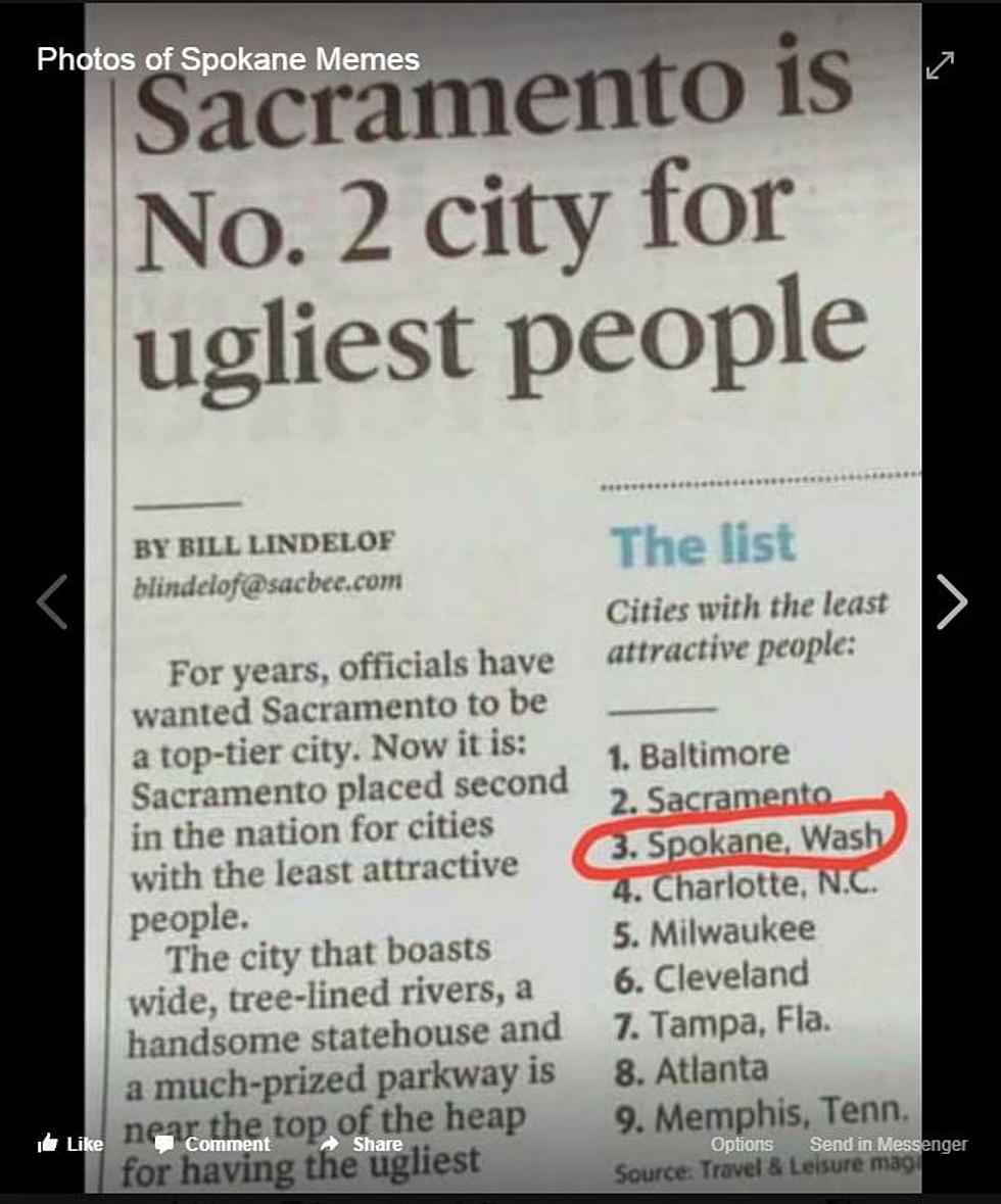 It&#8217;s Official! Spokane #3 for Ugliest People in USA!