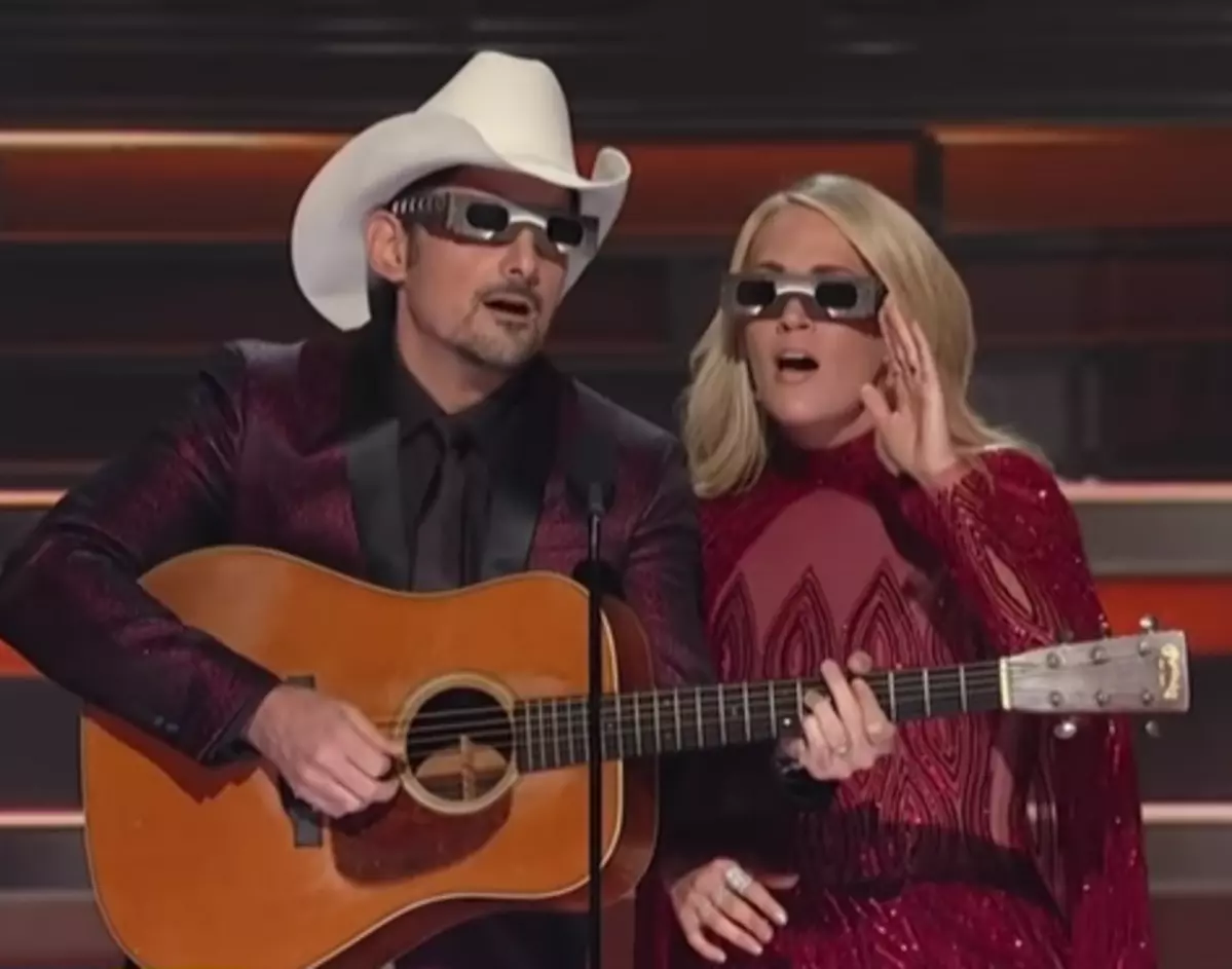 Did You Miss Brad & Carrie Opening the CMA's? [VIDEO]