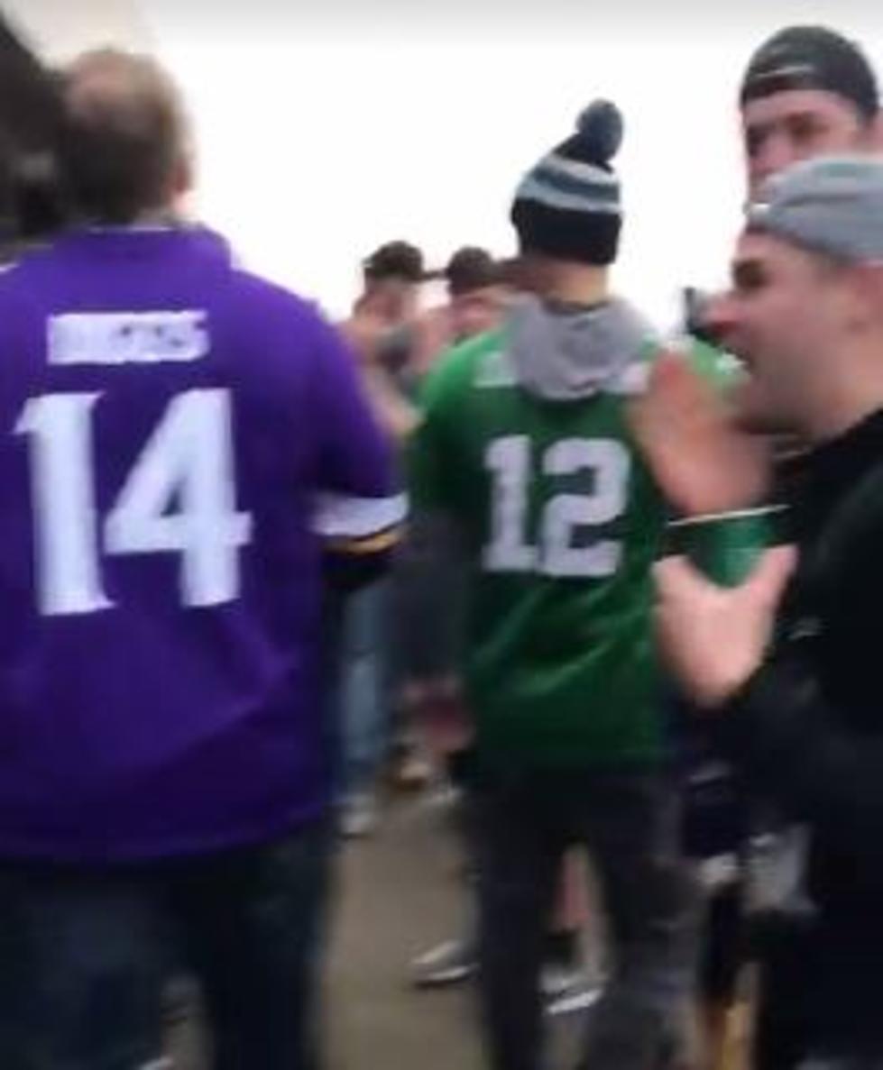 Minnesota Fans Go Through Hell Getting to Stadium [NSFW VIDEO]