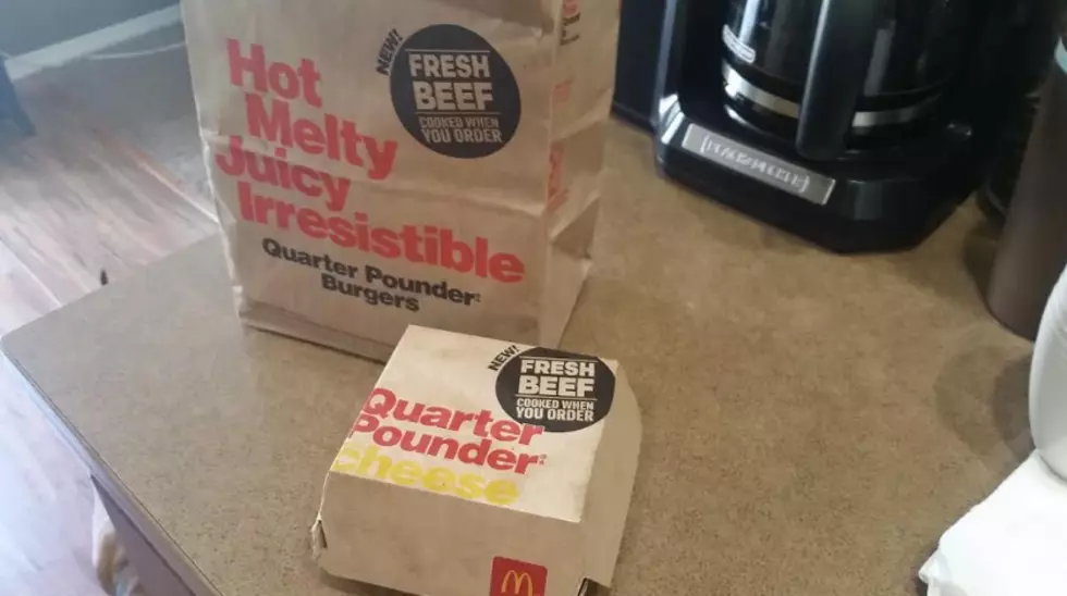 New Quarter Pounder Fresh Beef Review. Yum or No?
