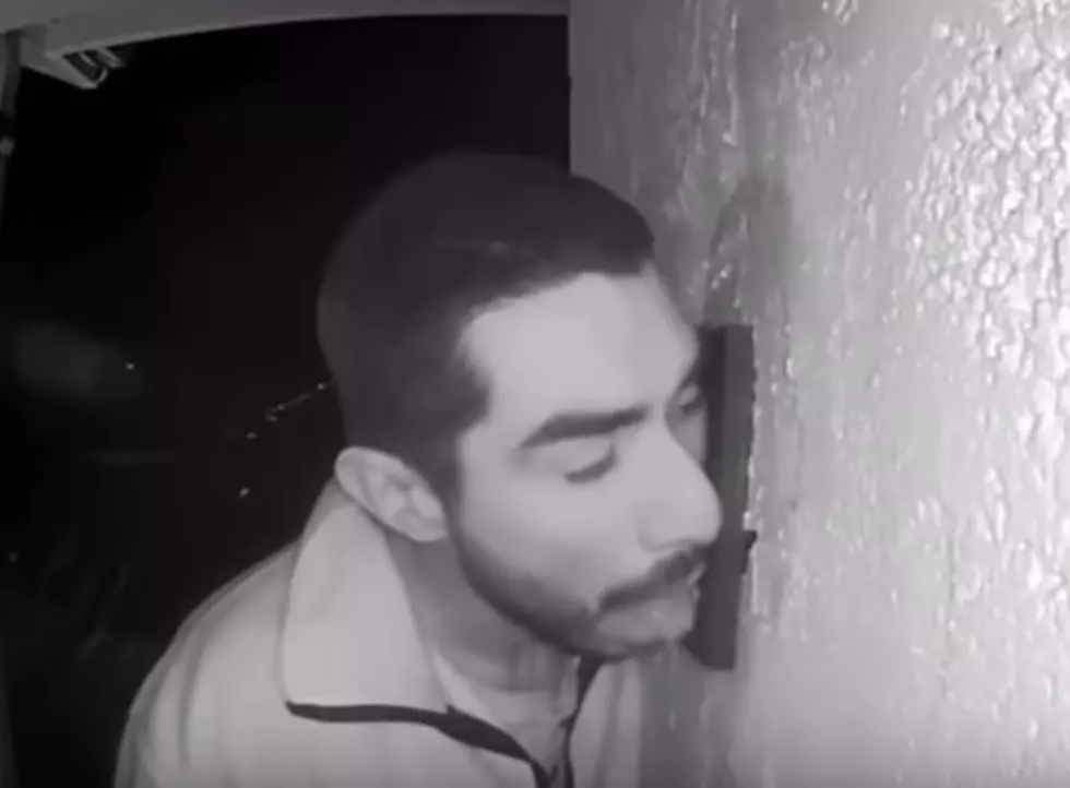 Man Caught on Video Licking Doorbell for 3 Hours!