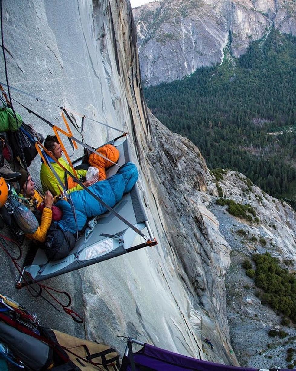 Would You Camp on the Side of This Cliff in Washington?