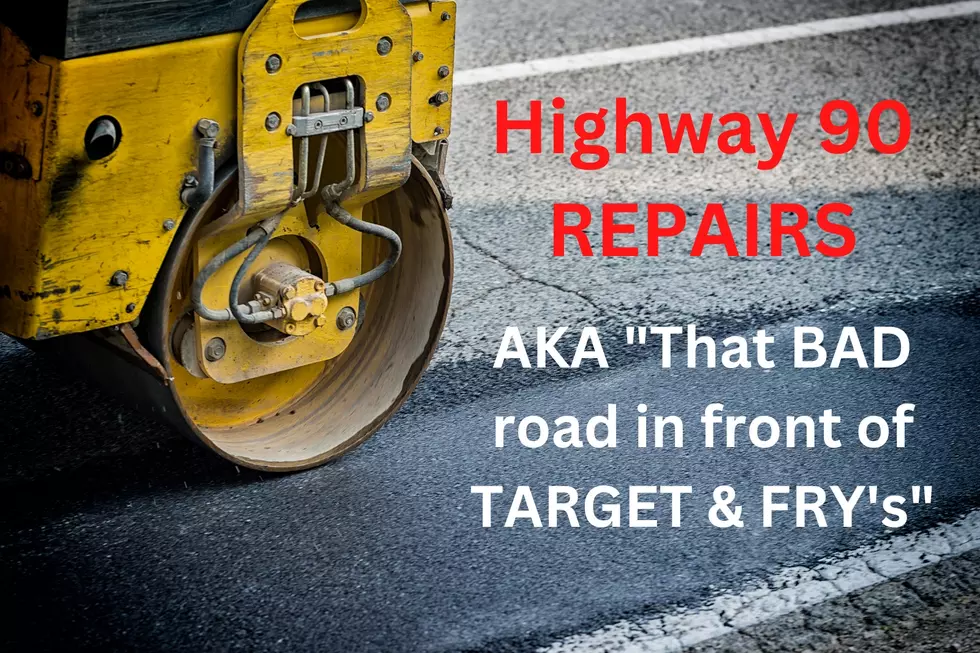 Highway 90 Repairs AKA The BAD Road in Front of TARGET & FRY's