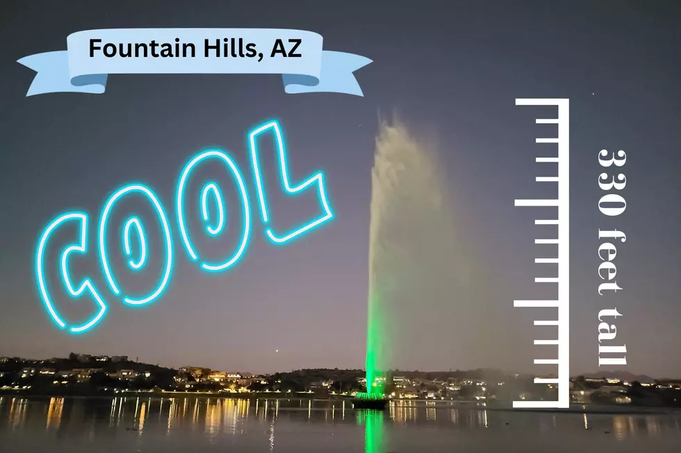 Fountain Hills, AZ: One of the largest water fountains in the world