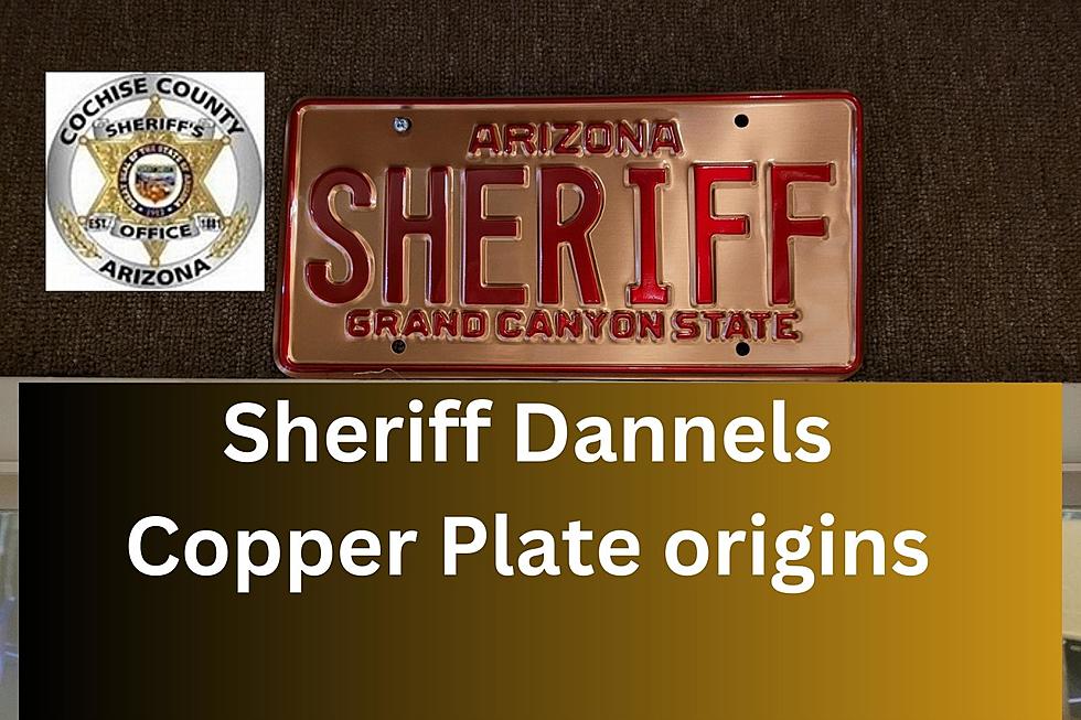 Cochise County Sheriff Dannels Copper Plate origins