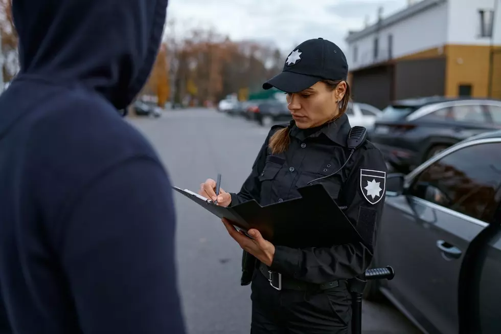 Cop writes something down