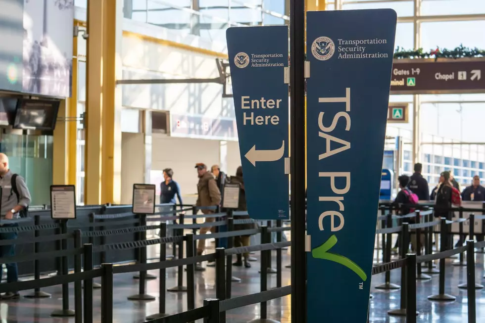 The TSA Line at an Airport