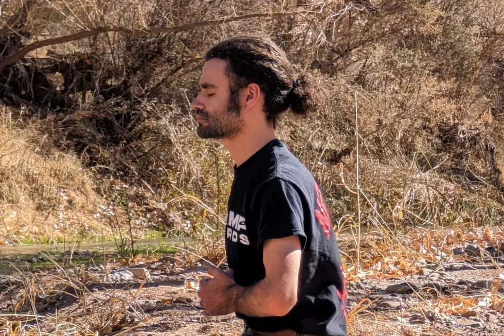 KWCD DJ Chris meditates on the shore of the San Pedro