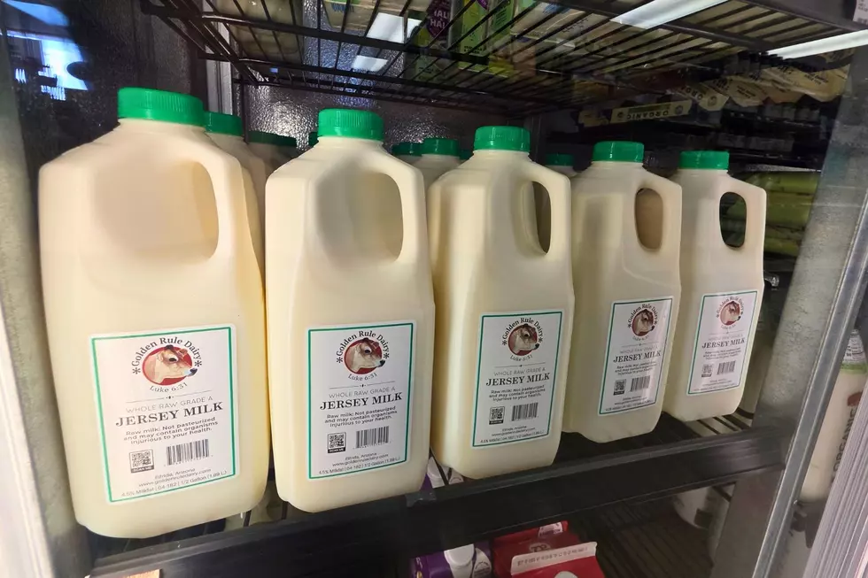 Raw milk from Golden Rule Dairy. | Photo by Val Davidson/TSM
