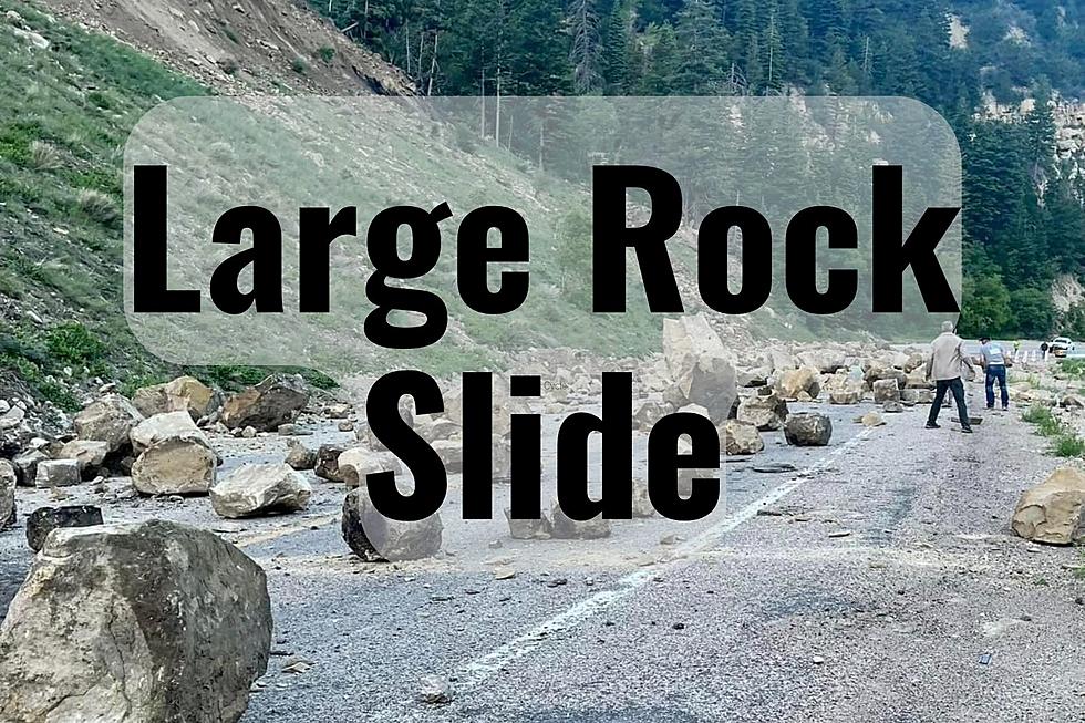 (Pics) Large Rock Slide On Highway 14 in Southern Utah!