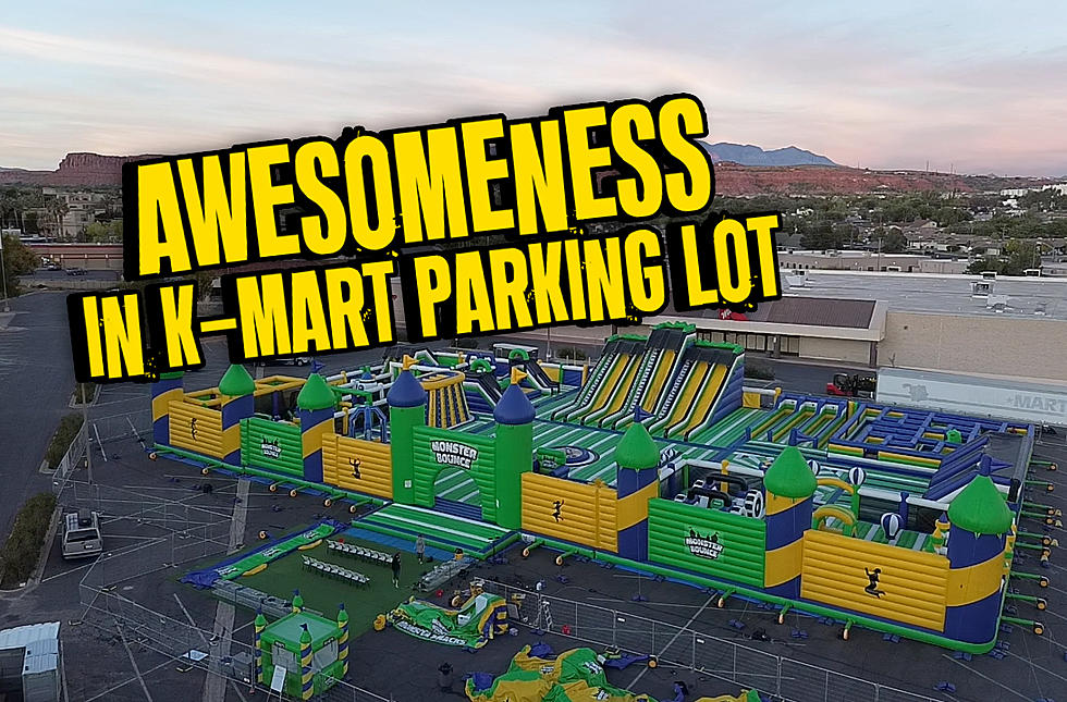 AWESOME: St. George has HUGE Inflatable Park In Town RIGHT NOW!