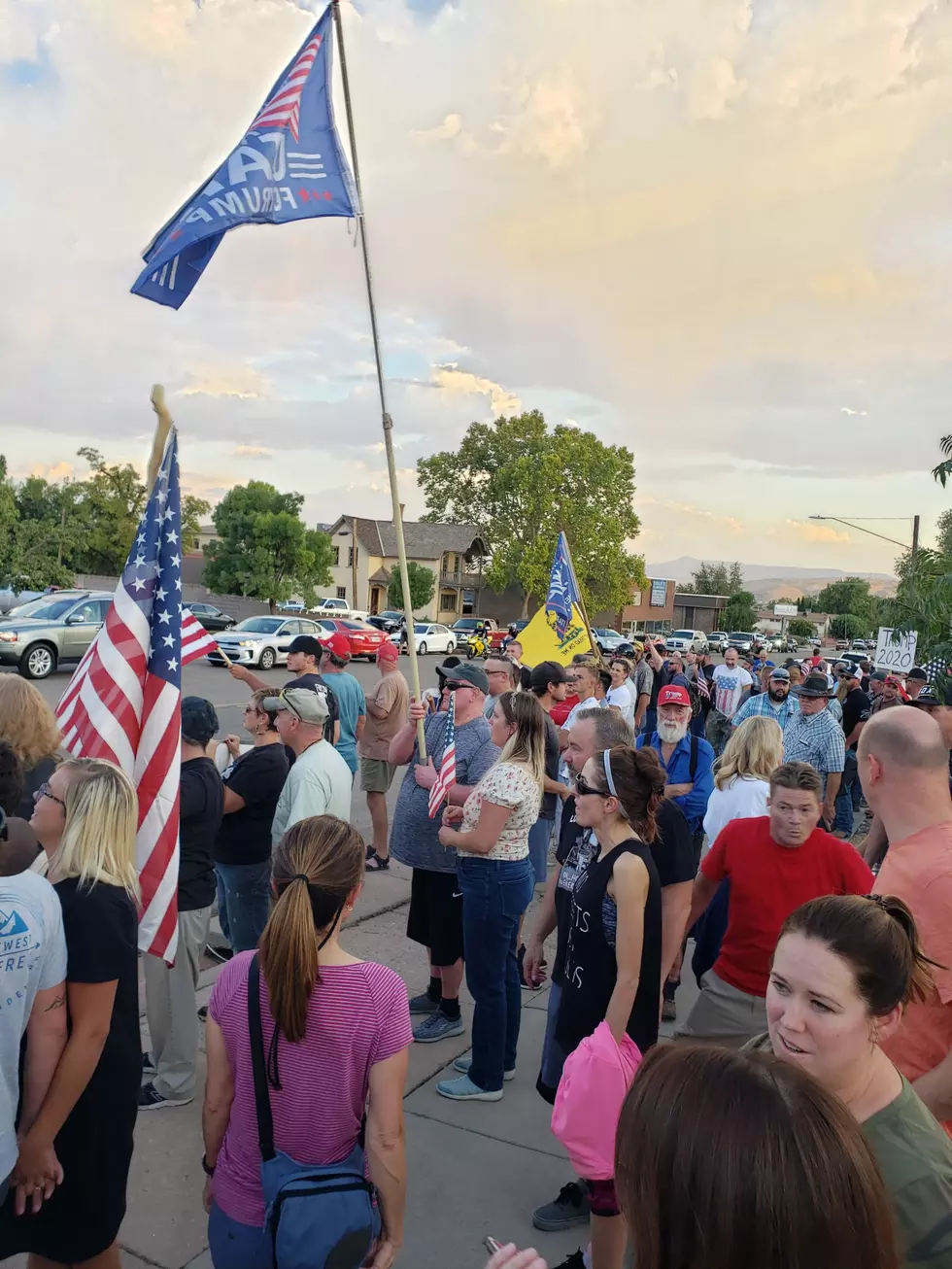 Protest peaceful in St. George Saturday evening
