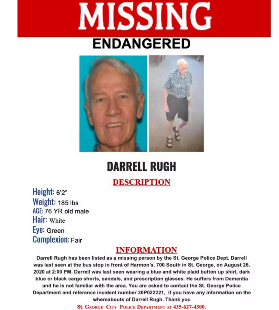 76-Year-old man missing in Southern Utah