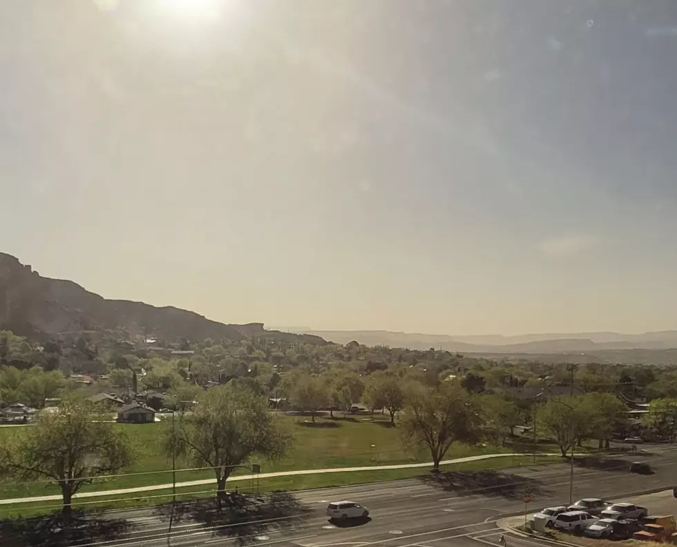 Fire near southern Nevada/Utah border