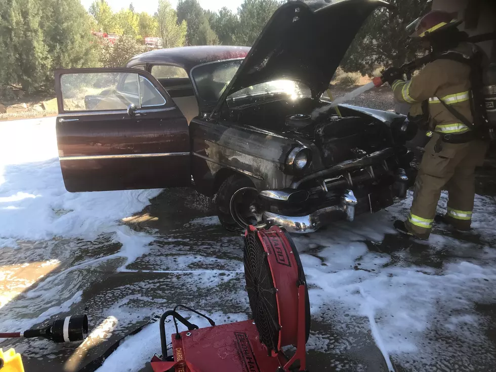 Car Catches Fire Inside Dammeron Valley Home’s Garage