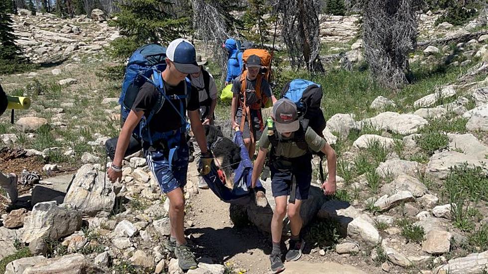 Heroic Young Men Haul Injured Dog Off Utah Mountain