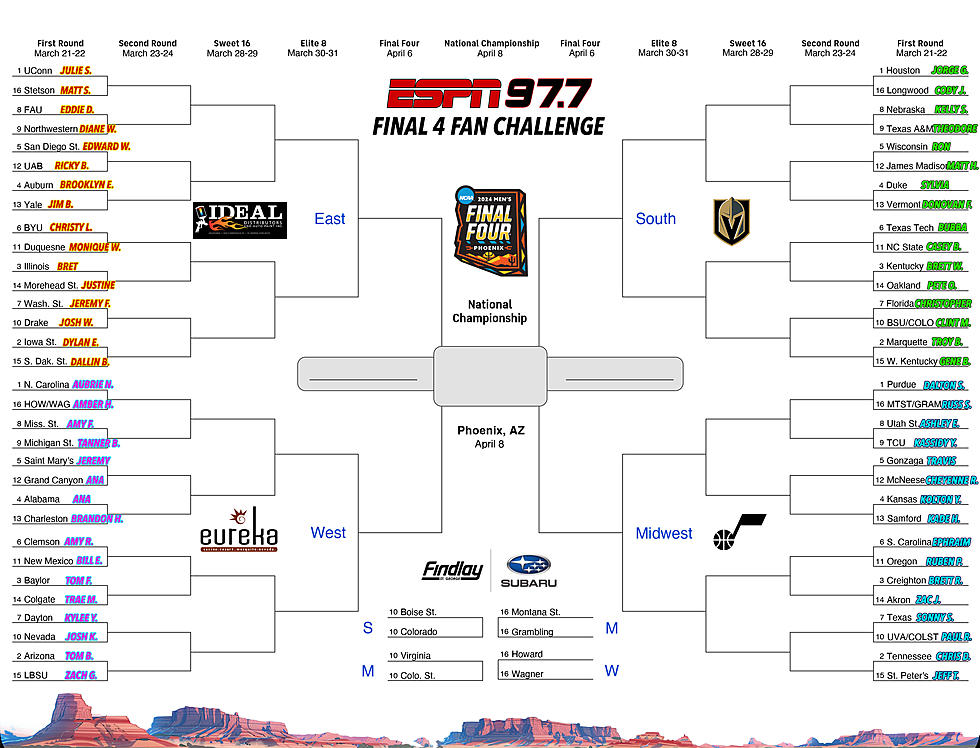 ESPN 97.7 Final Four Fan Challenge in Southern Utah!