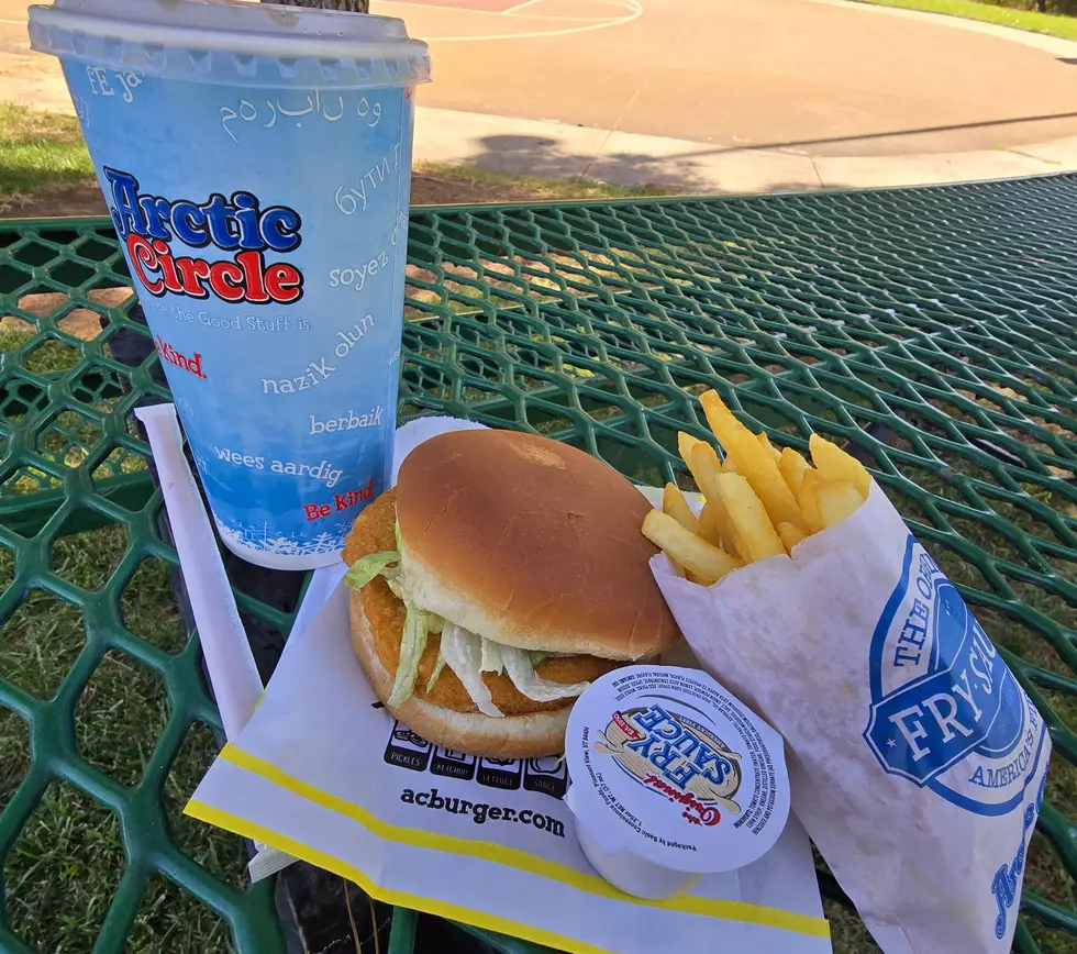 Chicken sandwich, fries and a drink
