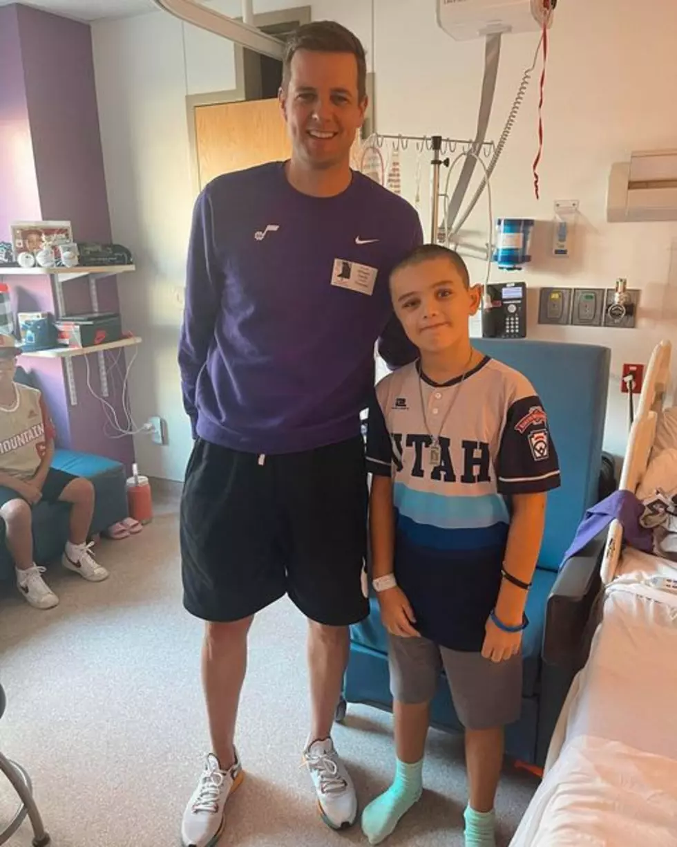 Recovering Little Leaguer Gets Visit From Jazz Coach