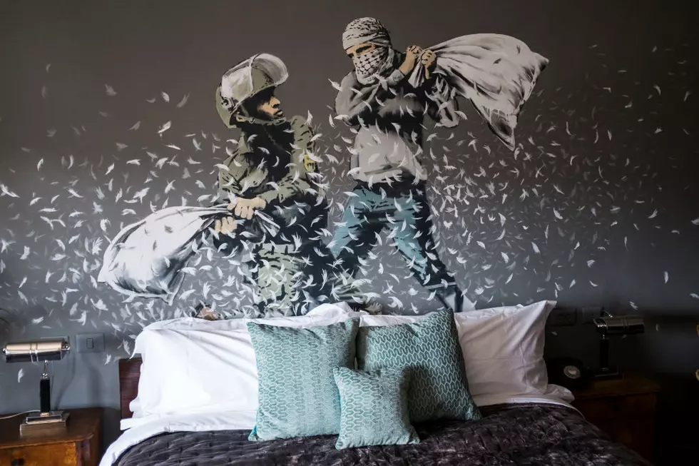 British Artist Banksy Opens Walled Off Hotel In Bethlehem