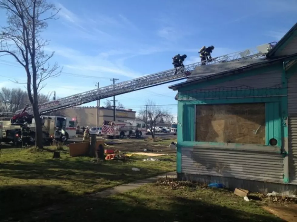 Two Men Escape Abandoned House Fire