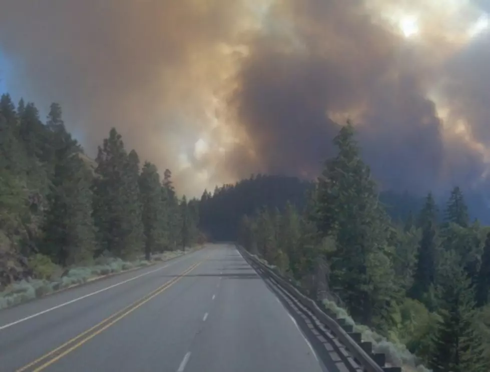 Fire Shuts Down Highway 97