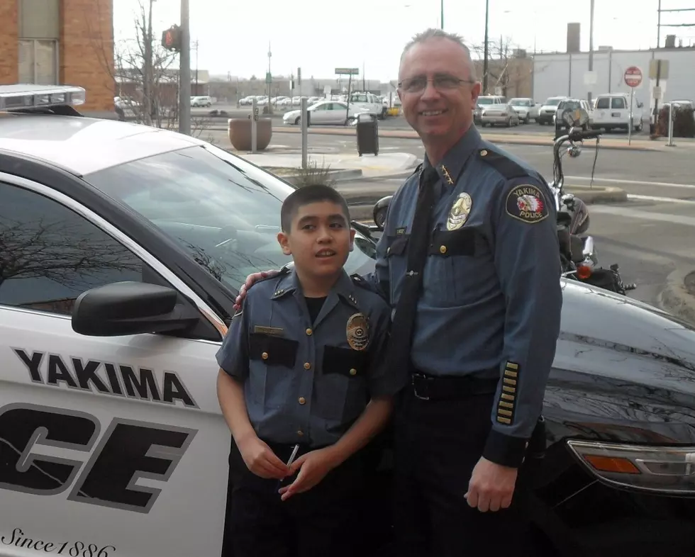 Adriel Gonzalez is Chief for a Day in Yakima